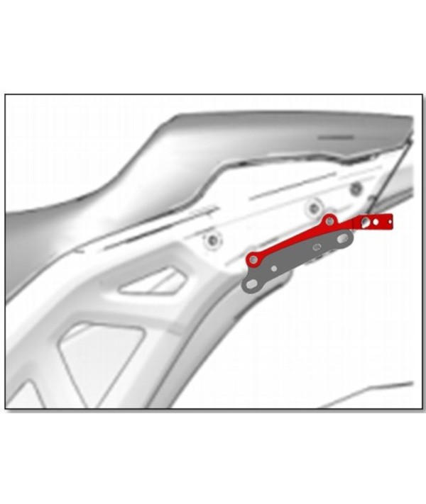 Patte support de clignotant AR d'origine pour Indian FTR 1200