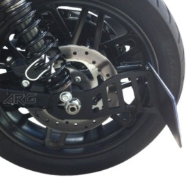 ARG Spirit: Support de plaque d'immatriculation latérale avec éclairage LED pour Harley-Davidson Sportster