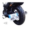 ARG Spirit: Support de plaque d'immatriculation latérale avec éclairage LED pour Harley-Davidson Softail 18 Slim, Street Bob, De