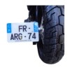 ARG Spirit: Support de plaque d'immatriculation latérale avec éclairage LED pour Harley-Davidson Softail 18 Slim, Street Bob, De