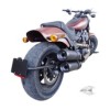 ARG Spirit: Support de plaque d'immatriculation latérale avec éclairage LED pour Harley-Davidson Softail 18 Fat Bob