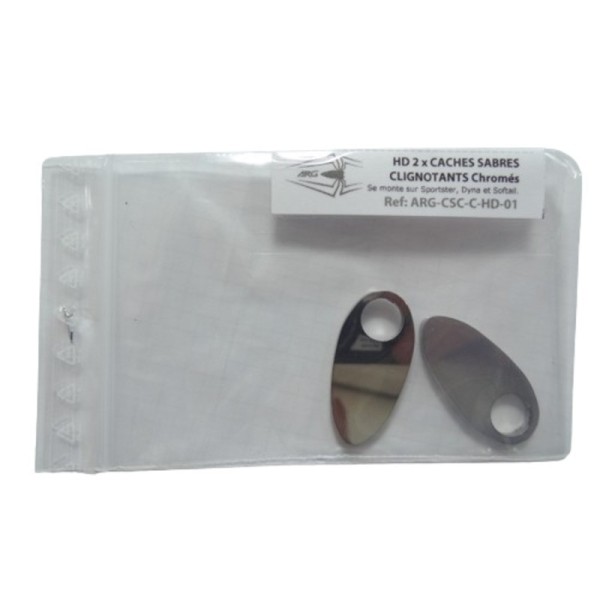 ARG Spirit: Caches de fixation de clignotants arrière 10,8mm (Chrome)