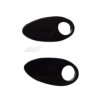 ARG Spirit: Caches de fixation de clignotants arrière 8,5mm (Noir Brillant)