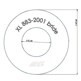 ARG Spirit: Bride A2 pour Harley-Davidson Sportster 883 (XL-883-2001)