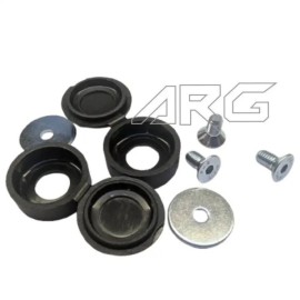 ARG Spirit: Kit vis et cache riverts de fond de plaque d'immatriculation pour Harley-Davidson