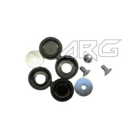 ARG Spirit: Kit vis et cache riverts de fond de plaque d'immatriculation pour Harley-Davidson