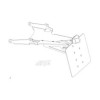 ARG Spirit: Support de plaque d'immatriculation centrale compatible sacoche pour Indian FTR 1200