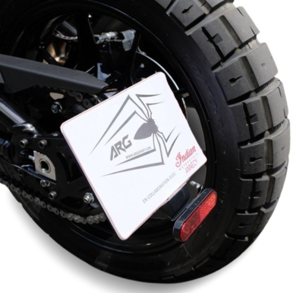 ARG Spirit: Support de plaque d'immatriculation latérale E pour Indian FTR 1200