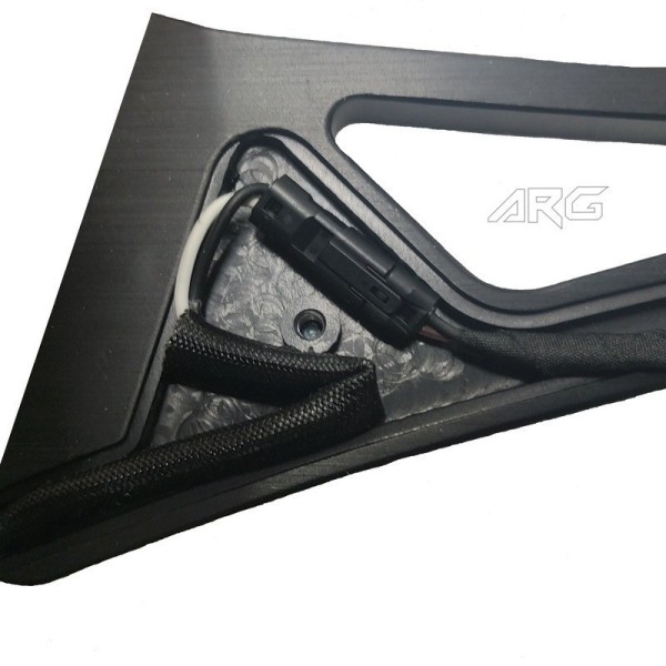 ARG Spirit: Support de plaque d'immatriculation centrale haut aluminum pour Indian FTR 1200