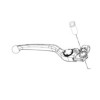 ARG Spirit:  Levier de frein V PARTS type origine aluminium poli - AJP PR7 - 00TRS01A0147