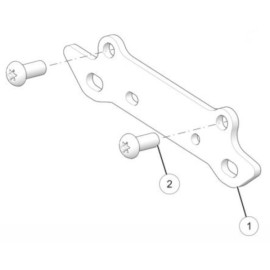 ARG Spirit: Patte accessoire kit de montage d'origine pour Indian FTR 1200