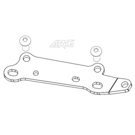 ARG Spirit: Patte accessoire kit de montage + support clignotants AR gauche 8mm pour Indian FTR 1200