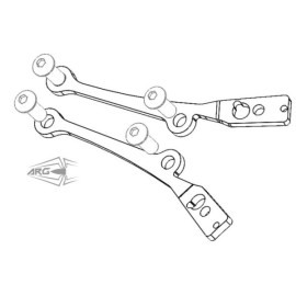 ARG Spirit: Patte support de clignotant AR d'origine pour Indian FTR 1200
