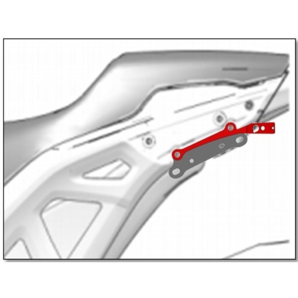 ARG Spirit: Patte support de clignotant AR d'origine pour Indian FTR 1200