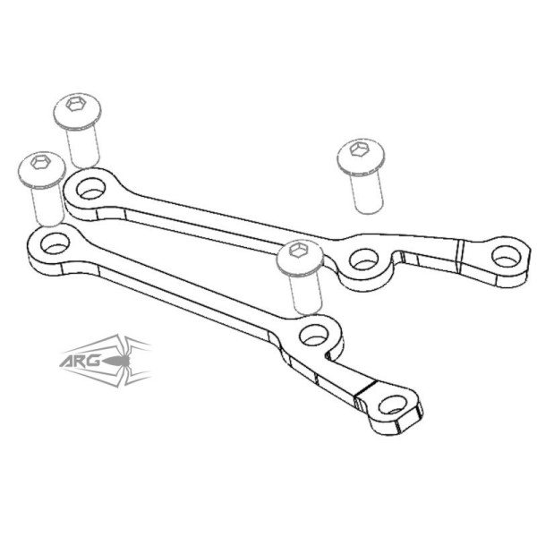 ARG Spirit: Patte support de clignotant AR 8mm pour Indian FTR 1200