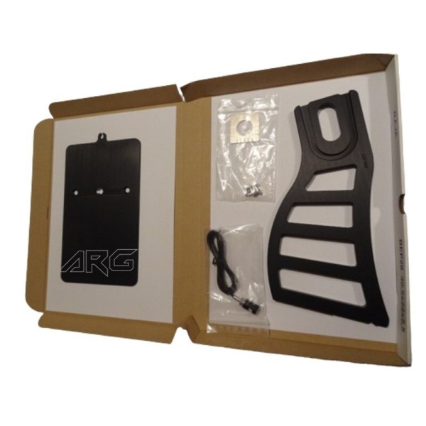 ARG Spirit: Support de plaque d'immatriculation latérale avec éclairage LED pour Indian Scout & Bobber