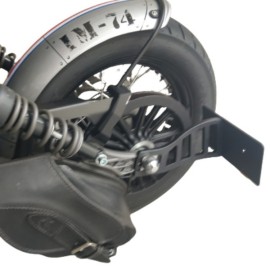 ARG Spirit: Support de plaque d'immatriculation latérale avec éclairage LED pour Indian Scout & Bobber 1250