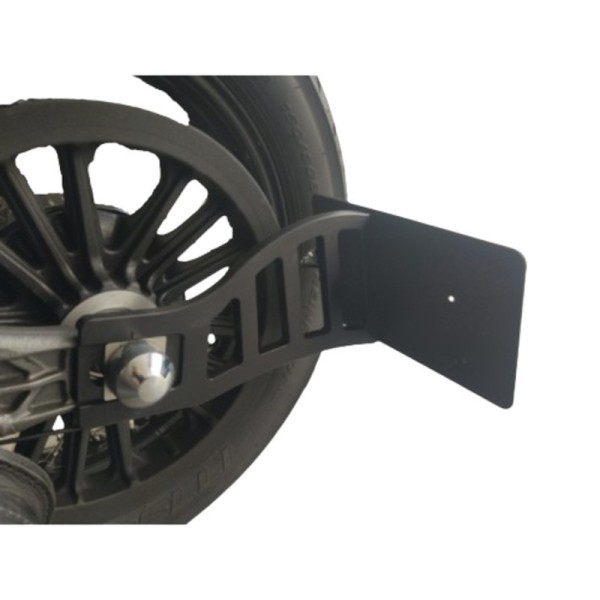 ARG Spirit: Support de plaque d'immatriculation latérale avec éclairage LED pour Indian Scout & Bobber 1250