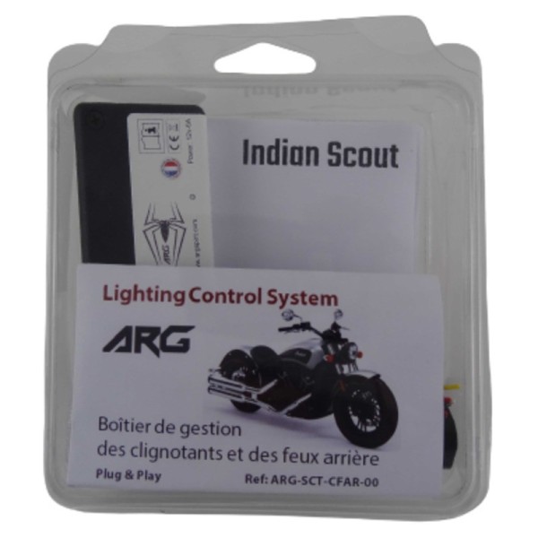 ARG Spirit: Boîtier module de gestion des feux arrière pour Indian Scout (2015-2019)