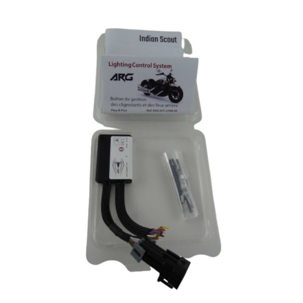 ARG Spirit: Boîtier module de gestion des feux arrière pour Indian Scout (2015-2019)