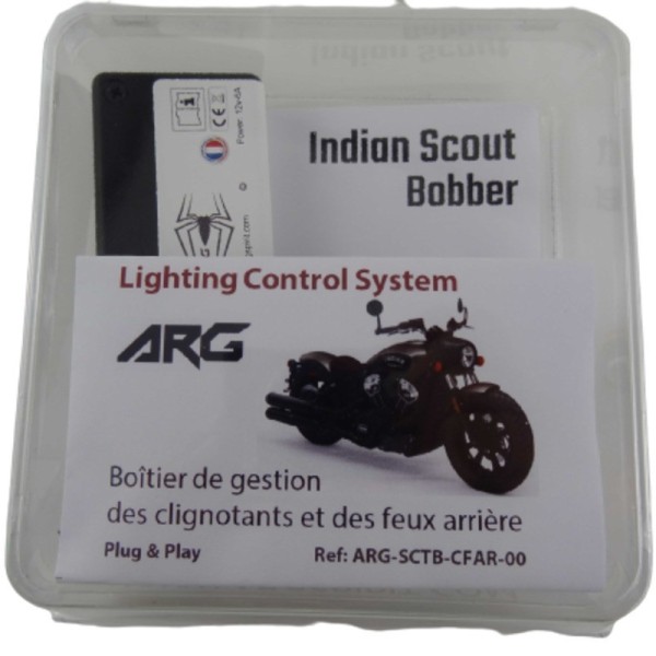 ARG Spirit: Boîtier module de gestion des feux arrière pour Indian Scout (2020) & Bobber (2018)