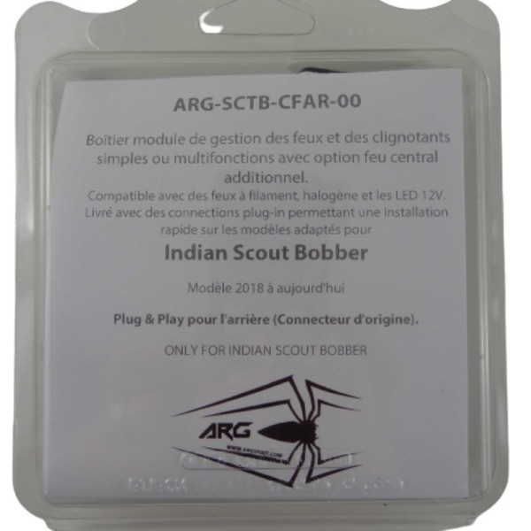ARG Spirit: Boîtier module de gestion des feux arrière pour Indian Scout (2020) & Bobber (2018)