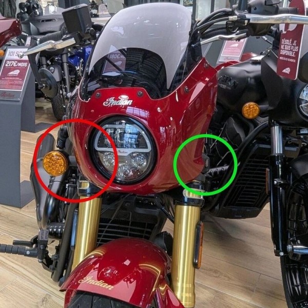 Clignotants arrière LED Indian Scout 101 2025 à aujourd'hui | ARG Spirit