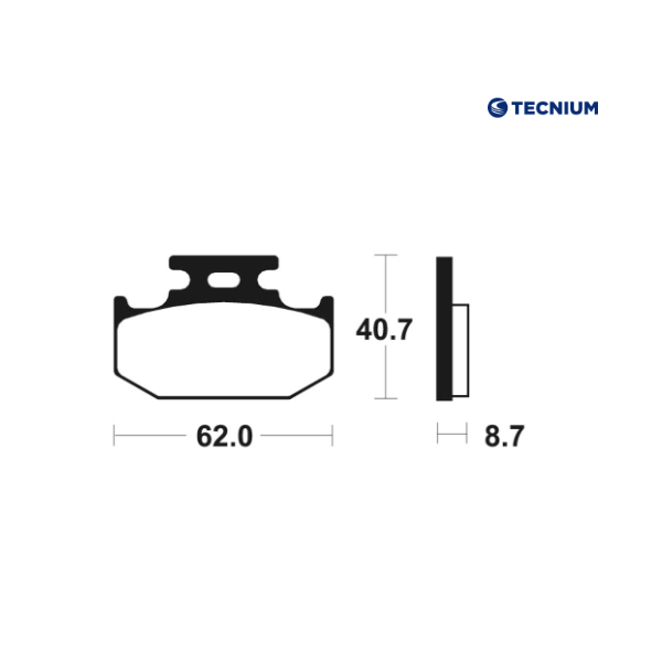 plaquette frein arrière Yamaha TT-r 250 1994-2005