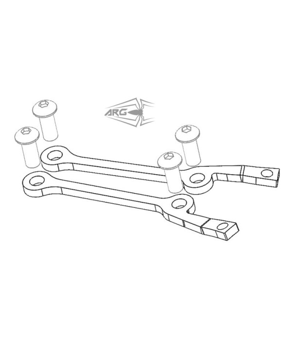 Patte support de clignotant AR KOSO Nano pour Indian FTR 1200